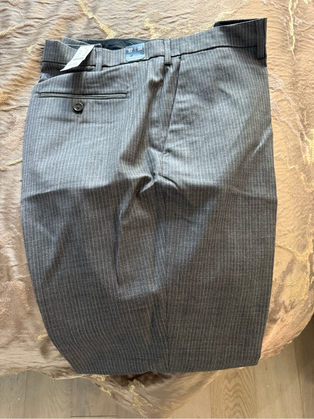 J. Crew Men's Bowery Pinstripe Gray Dress Shorts